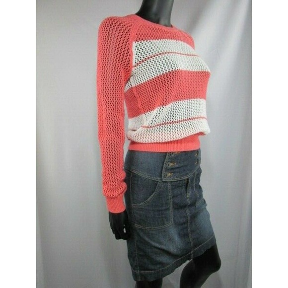 Halogen Striped Color Block Sweater - Picture 1 of 12